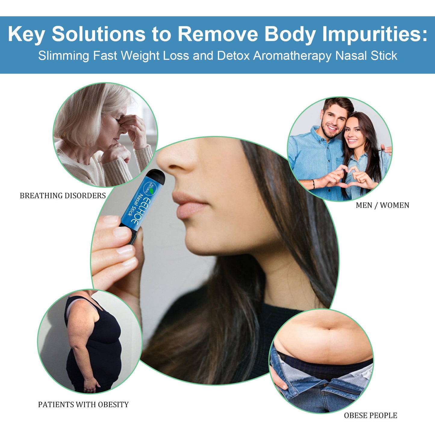 Slimming Nose Tube For Cooling Refreshing And Shaping The Body