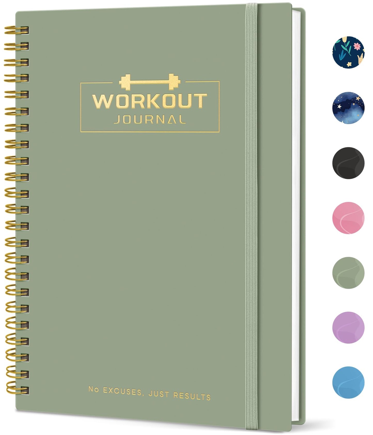 Fitness Workout Journal for Women & Men, A5(5.5" x 8.2") Workout Log Book Planner for Tracking, Progress, and Achieving Your Wellness Goals-Pink