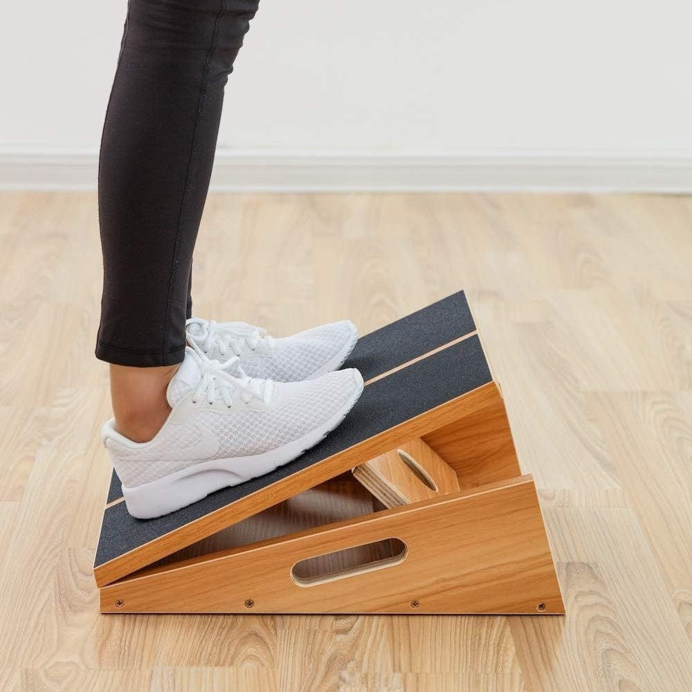 Wooden Adjustable Angle Stretch Board Exercise Fitness Equipment